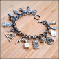 Preview: Bettelarmband von Harry Potter inspiriert - 21,5 cm