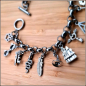 Preview: Bettelarmband von Harry Potter inspiriert - 21,5 cm