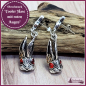 Preview: Ohrschmuck "Cooler Hase mit roten Augen"