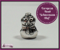 Preview: European Bead "Schneemann Olaf"