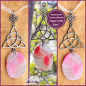 Preview: Sonnenstein / Fensterschmuck "Agate Celtic Rose" - ein Unikat!