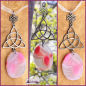 Preview: Sonnenstein / Fensterschmuck "Agate Celtic Rose" - ein Unikat!