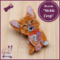 Preview: Brosche "Welsh Corgi"