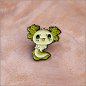 Preview: Pin "Grünes Axolotl"