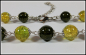 Preview: Collier aus grünen Crackle-Perlen - Einzelstück