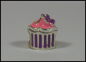 Preview: European Bead "Cupcake" - emailliert