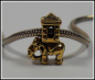 Preview: European Bead "Indischer Elefant, goldig"