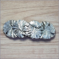 Preview: Haarschmuck "Ginkgo" in Antiksilber