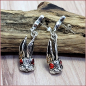 Preview: Ohrschmuck "Cooler Hase mit roten Augen"