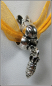 Preview: European Bead mit Dangle  "Hase mit Möhrchen"