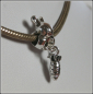 Preview: European Bead mit Dangle  "Hase mit Möhrchen"