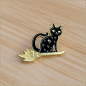 Preview: Pin "Fliegende Hexenkatze"