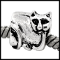 Preview: European Bead "Katze Faulpelz"