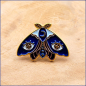 Preview: Pin "Blaue Mondmotte"