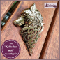 Preview: Pin "Keltischer Wolf" in Antikgold