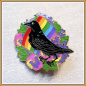 Preview: Pin "Regenbogenrabe"