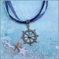 Preview: "Steuer" an marineblauem Halsband