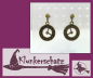 Preview: Ohrschmuck "Taschenuhr an Ohrsteckern"