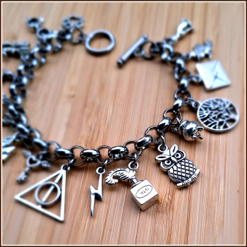 Bettelarmband von Harry Potter inspiriert - 21,5 cm