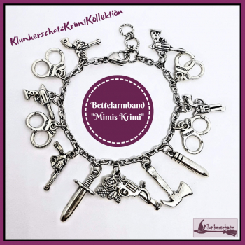 Bettelarmband "Mimis Krimi" - 19 bis 20,7 cm