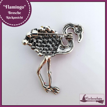 Brosche "Flamingo"