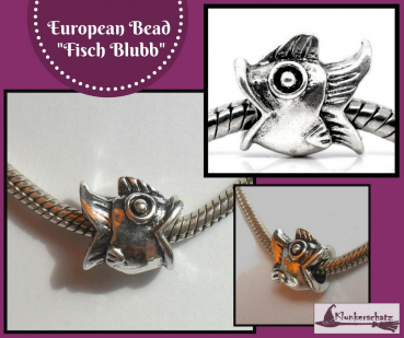 European Bead "Fisch Blubb"