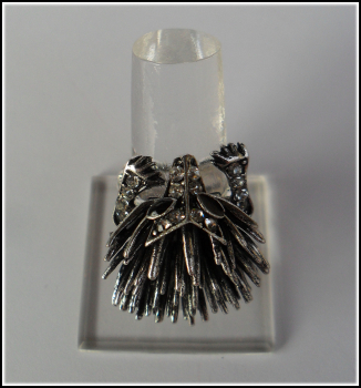 Ring mit Dehnschiene "Igel, das kleine Stacheltier"