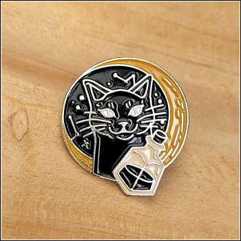 Pin "Hexenkatze mit Zaubertrank"