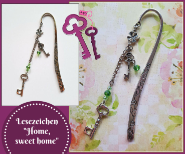 Lesezeichen "Home, sweet home"