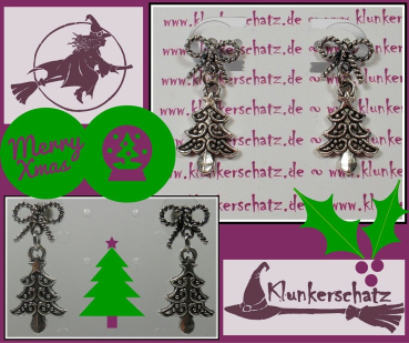 "O Tannenbaum" - weihnachtlicher Ohrschmuck