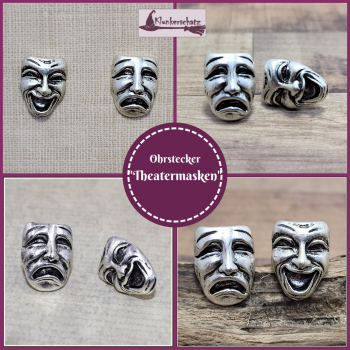 Ohrstecker "Theatermasken"