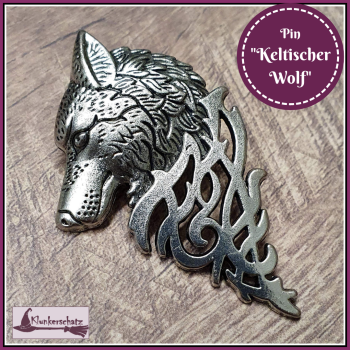 Pin "Keltischer Wolf"