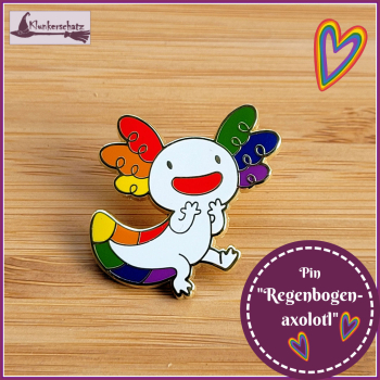 Pin "Regenbogenaxolotl"