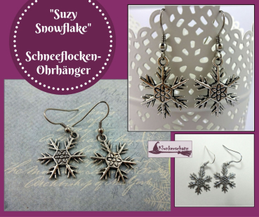 "Suzy Snowflake" - Schneeflocken-Ohrhänger