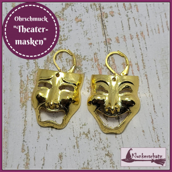 Ohrschmuck "Theatermasken"