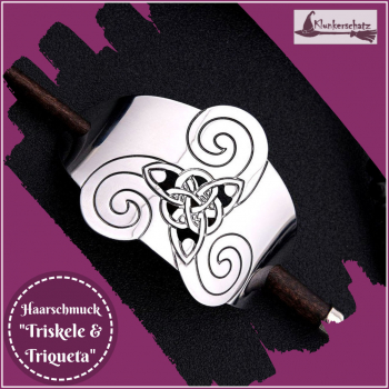 Haarschmuck "Triskele & Triqueta"