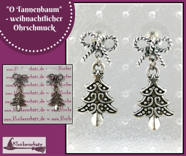 "O Tannenbaum" - weihnachtlicher Ohrschmuck