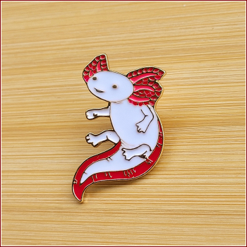 Pin „Weißes Axolotl“