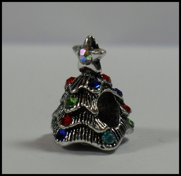 European Bead "Weihnachtsbaum, bunt geschmückt"