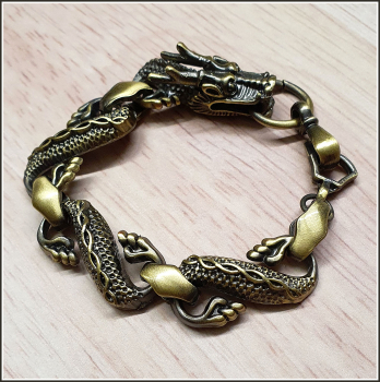 Armband "Bronzedrache" - 20 cm