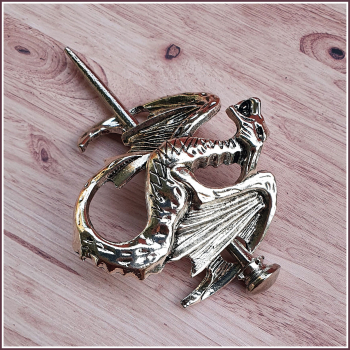 Haarschmuck "Flugdrache"