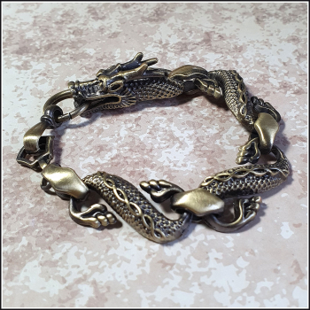 Armband "Bronzedrache" - 20 cm