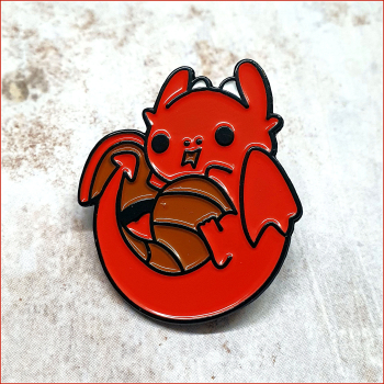 Pin "Rotes Drachenbaby"