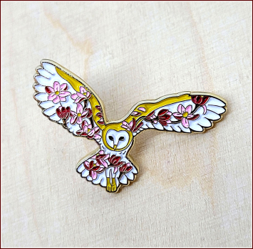 Pin "Blumige Schleiereule"