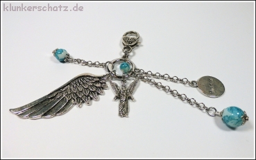 Auftragsarbeit - Schmuck-Set "Erzengel Gabriel"