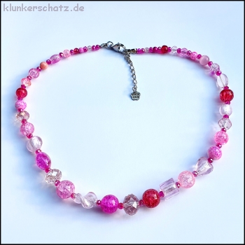 "Glasperlentraum" in Pink - Unikat!