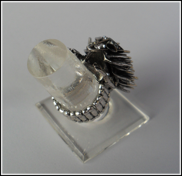 Ring mit Dehnschiene "Igel, das kleine Stacheltier"