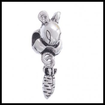 European Bead mit Dangle  "Hase mit Möhrchen"