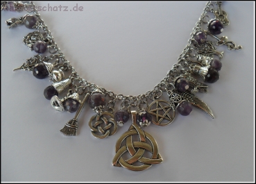 Auftragsarbeit - Halskette "Power of Amethyst Witchcraft"