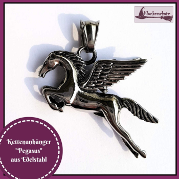 "Pegasus" - Kettenanhänger aus Edelstahl